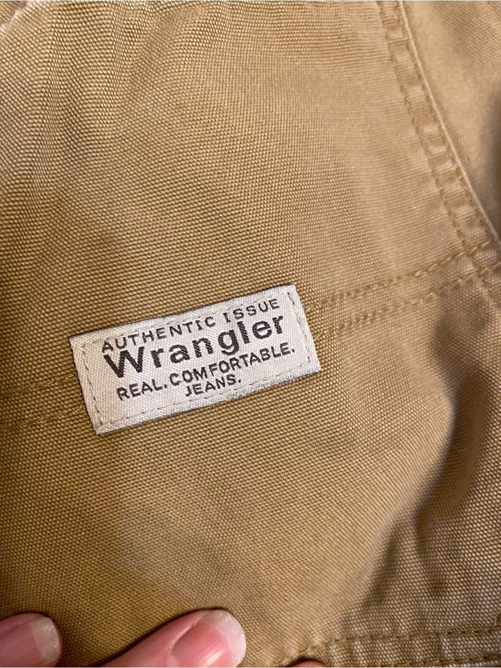 Wrangler Fleece Lined Men's Work-Style Pants in Brown - Casual Straight Fit - Picture 6 of 7